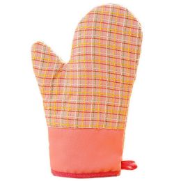 Heat Resistant Oven Glove Baking Oven Mitt Cooking Glove Pink