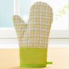 Heat Resistant Oven Glove Baking Oven Mitt Cooking Glove Green