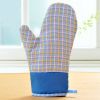 Heat Resistant Oven Glove Baking Oven Mitt Cooking Glove Blue