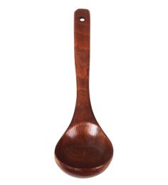 Wooden Tableware Kitchen Soup Spoon Stylish Soup Ladle, 24x7.5cm