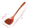 Practical Wooden Kitchen Utensils Cooking Spatula, about 34.5x9cm