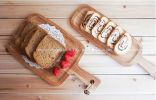 Oak Wood Pizza Plate Pizza Tray Breadboard Dessert Plate