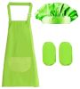 Waterproof Cartoon Cotton Apron Painting Chef Kitchen Cooking Baking Apron for Kids#730