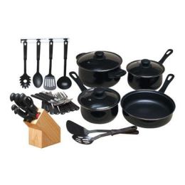 GH 32PC Nonstick CookwreSt Blk