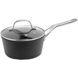 The Rock By Starfrit The Rock By Starfrit Saucepan With Glass Lid &amp; Stainless Steel Handles (2-quart)